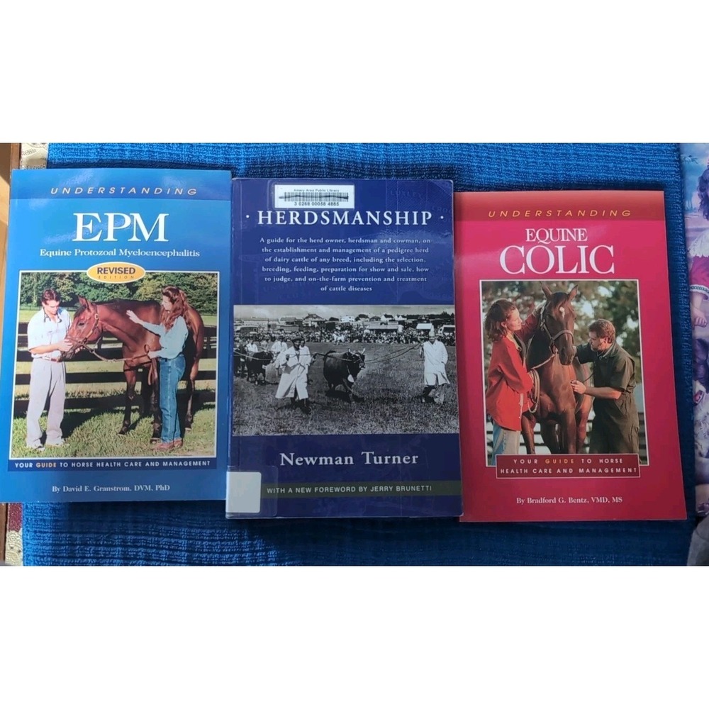 Understanding EPM : Equine Protozoal,Equine Folic And Herdmanship 3 Book Lot